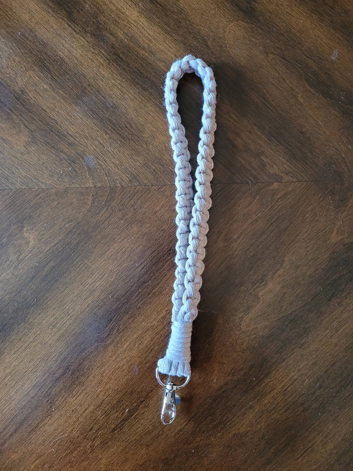 Macrame Wristlet Keychain