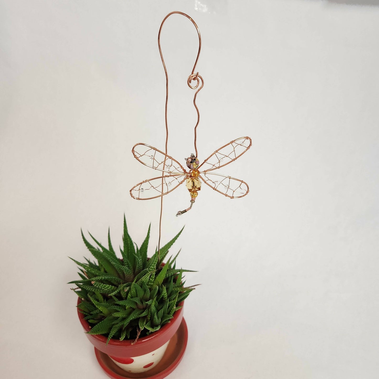 Beaded Dragonfly Decor with Hanger