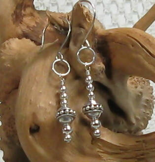 * Limited Edition * Bali 925 Silver Argentium Sterling silver Earrings
